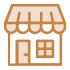 icon illustration of a storefront 