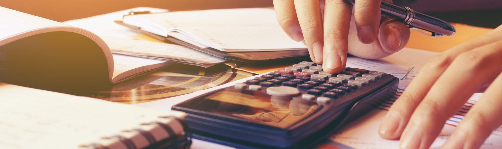 Business Savings Account with calculator