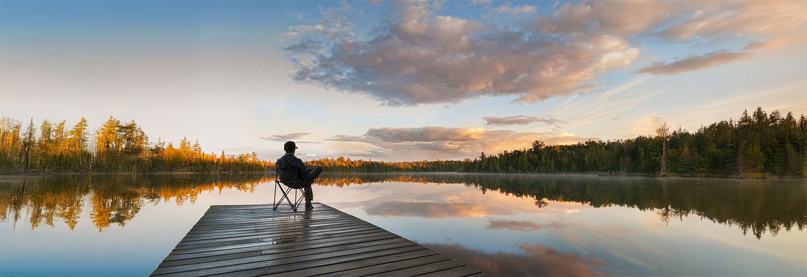 Relaxing lake view