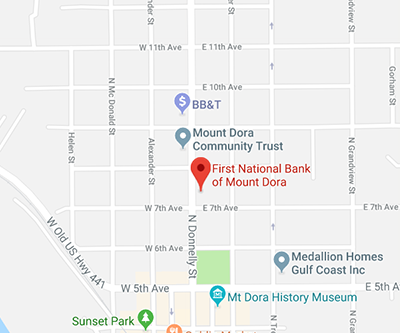 Map of Mount Dora Branch